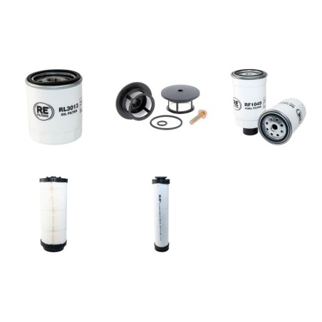 Filter Kit for Terex GTH2506 Air Oil Fuel Filters with Deutz D2011L04W Engine YR 2008-