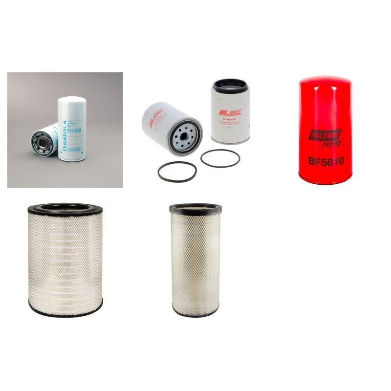 Filter Kit for Terex TA35-7 (A917) with Detroit SERIE 60 Engine YR 2005-2010