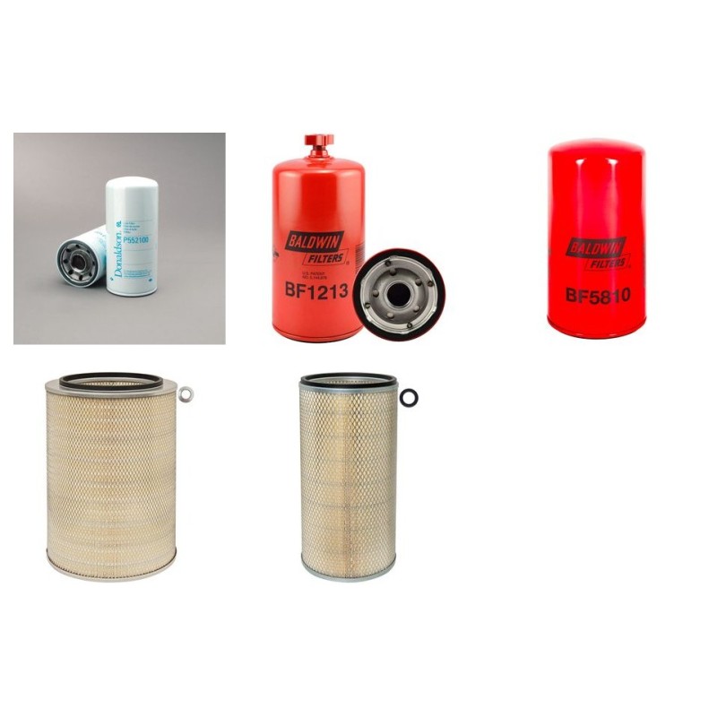 Filter Kit for Terex TA40 with Detroit Engine Serial Number