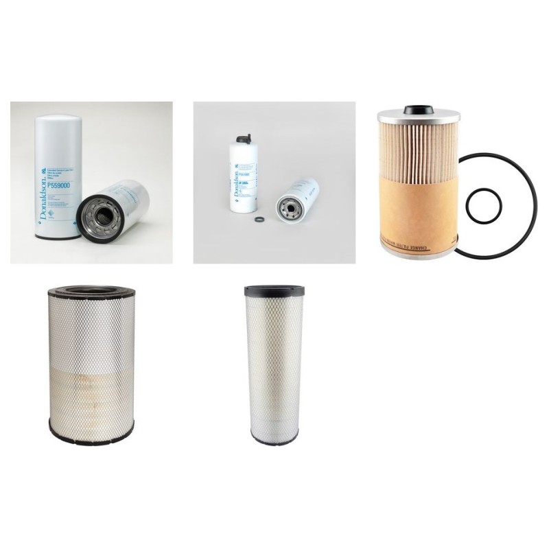Filter Kit for Terex TA45 Air Oil Fuel Filters with Cummins QSM11 Engine