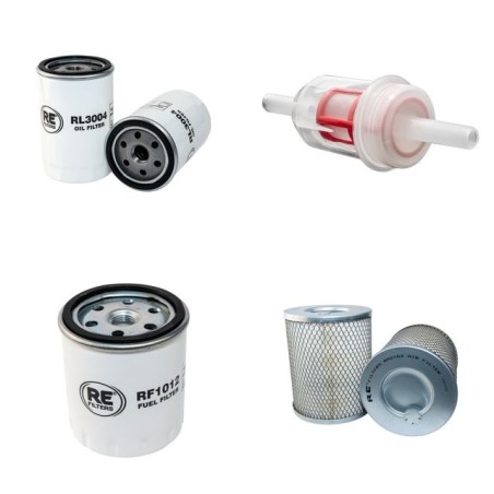 Filter Kit for Terex TB50 Air Oil Fuel Filters with Deutz Engine