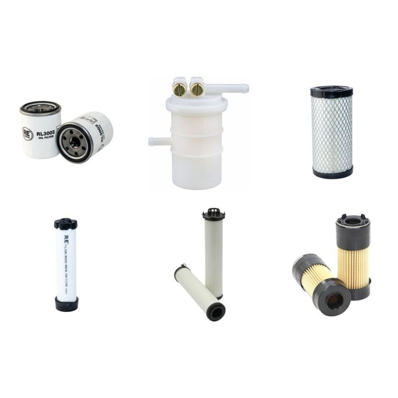 TEREX TC 15 Filter Service Kit w/Mitsubishi L3E Eng.
