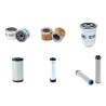 TEREX TC 16 TD Filter Service Kit w/Mitsubishi L3E Bi-Energie Eng. 2014