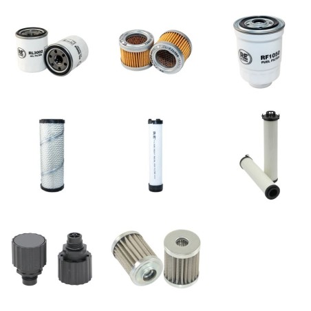 Filter Kit for Terex TC25 with Mitsubishi S3L2 Engine