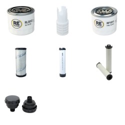 TEREX TC50 Filter Service Kit w/Yanmar 4TNV88 Eng. SN 0353-