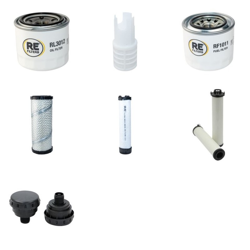 TEREX TC 50 Filter Service Kit w/Yanmar 4TNV88 Eng. SN   0353-