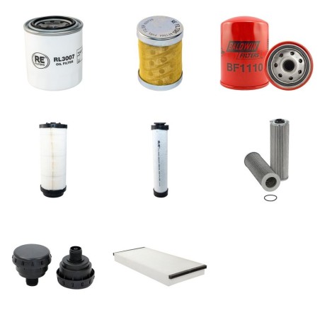 Filter Kit for Terex TC60- with Mitsubishi S4Q2 Engine Serial Number 0403-