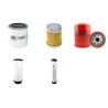 Filter Kit for Terex TC60 Air Oil Fuel Filters with Mitsubishi S4Q2 Engine Serial Number 0403-