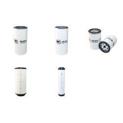Filter Kit for Terex TC125 Air Oil Fuel Filters with Deutz BF4M2012 Engine