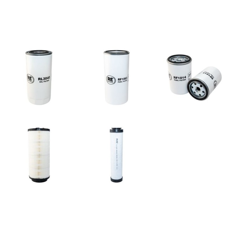 TEREX TC 125 Filter Service Kit Air Oil Fuel Filters w/Deutz BF4M2012 Eng.