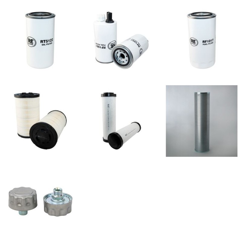 TEREX TC 225 Filter Service Kit w/CUMMMINS QSB6.7 Eng.   YR  2008-