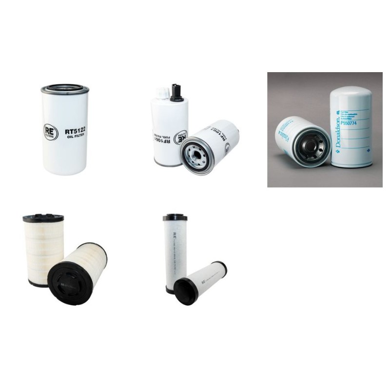 TEREX TC 240 Filter Service Kit Air Oil Fuel Filters w/CUMMMINS QSB6.7 Eng.   YR  2007-