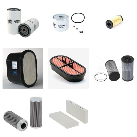 Filter Kit for Terex TLB840 with Perkins 1104-44Ta Tier 3 Engine