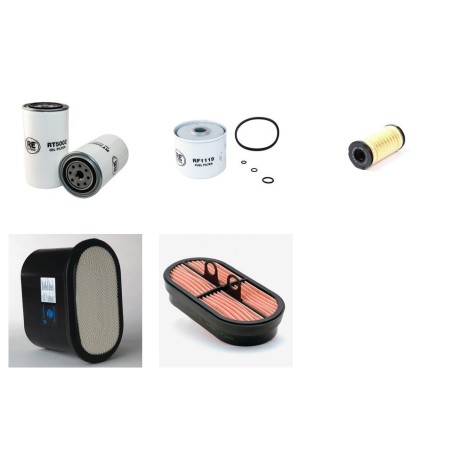 Filter Kit for Terex TLB840 Air Oil Fuel Filters with Perkins 1104-44TA Tier 3 Engine
