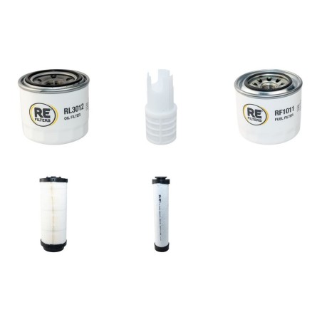 Filter Kit for Terex TW70(FL) Air Oil Fuel Filters with Yanmar 4TNV 98Z Engine Serial Number 232- YR 2008-