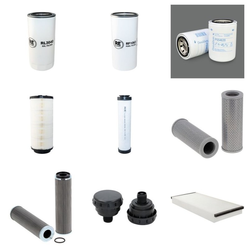 Filter Kit for Terex TW110 with Deutz TCD2012L04 Engine Serial Number 0340-0559