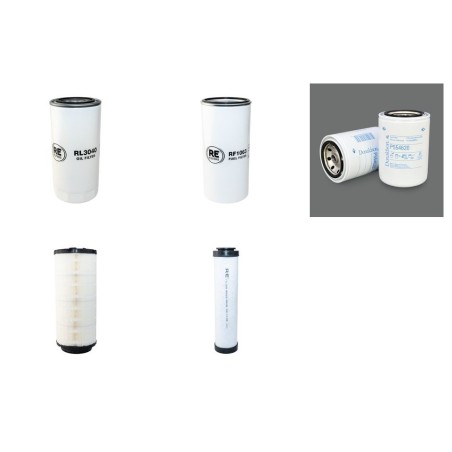 TEREX TW 110 (-2)  Filter Service Kit Air Oil Fuel Filters w/Deutz TCD 2012L04 2V Eng. SN   0560-