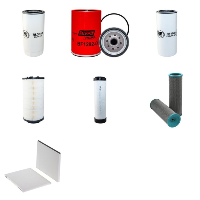 TEREX TW 160 Filter Service Kit w/Deutz TCD 2012L06 2V Eng.   YR  2010-