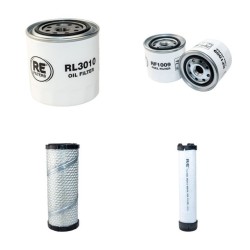 THOMAS T 135 S Filter Service Kit Air Oil Fuel Filters w/Kubota V1903E Eng. SN  -LE3972