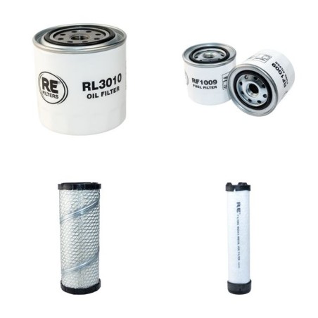 THOMAS T 135 S Filter Service Kit Air Oil Fuel Filters w/Kubota V1903E Eng. SN  LE3973-