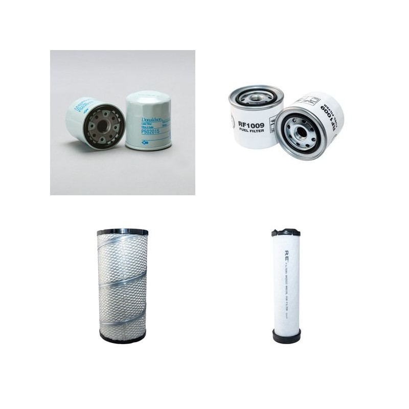THOMAS 245 DHS Filter Service Kit Air Oil Fuel Filters w/Kubota V 3300 Eng.   YR  2001-