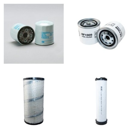 THOMAS 245 DHS Filter Service Kit Air Oil Fuel Filters w/Kubota V 3300 Eng.   YR  2001-