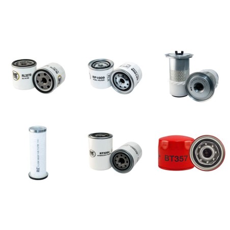 Filter Kit for Thwaites 5000 with Perkins/Shibaura 103.13 engine