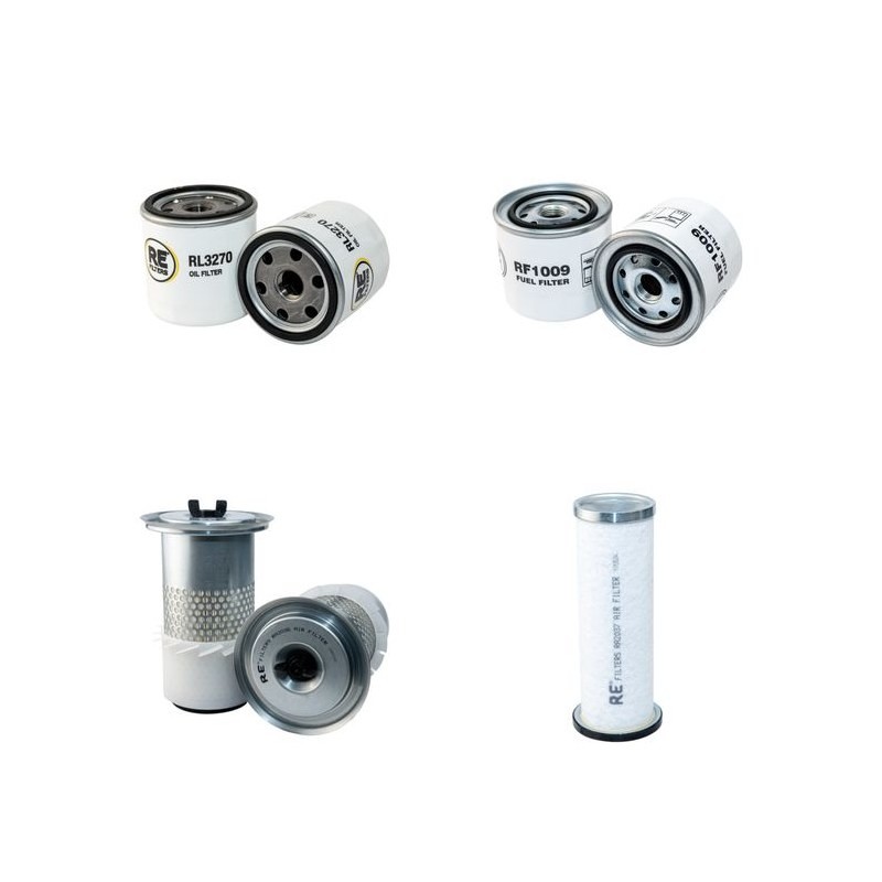 Filter Kit for Thwaites Mach 078/2 Dumper - Air, Oil, Fuel Filters