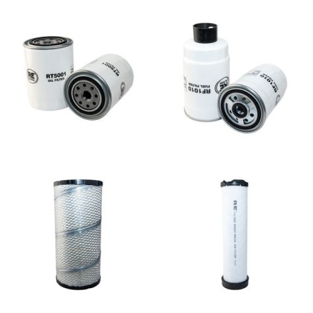 Filter Kit for Thwaites Mach 157 Dumper - Air, Oil, Fuel Filters