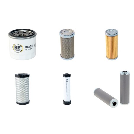 THWAITES MACH201 Filter Service Kit w/Yanmar 3TNV76-KWA Eng. 2013-