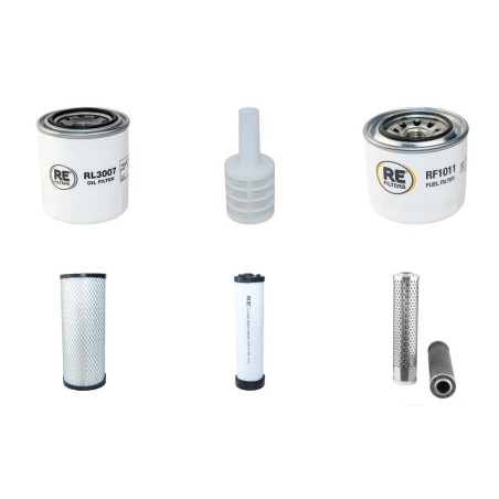 Filter Kit for Thwaites Mach 345 with Yanmar 4TNV88 engine YR 2005-