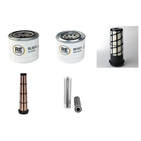 Filter Kit for Thwaites Mach 422 with Yanmar engine