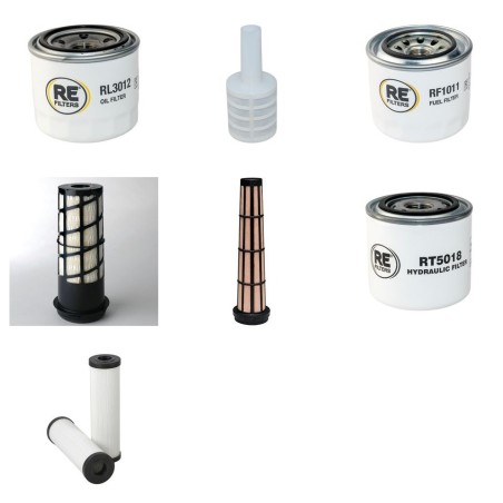 THWAITES MACH 580 Filter Service Kit w/Yanmar 3TNW88-XWA2 Eng.   YR  2011-