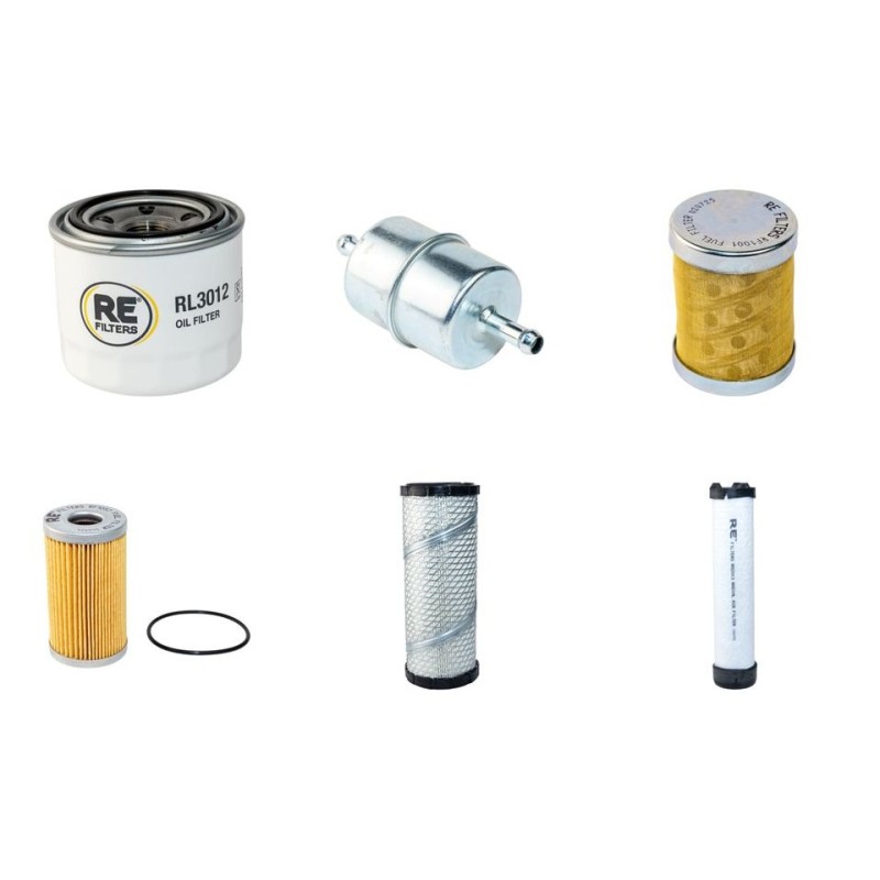 VERMEER SC 375 Filter Service Kit Air Oil Fuel Filters w/Yanmar 3 TNV88-TIER4 Eng.   YR  2009