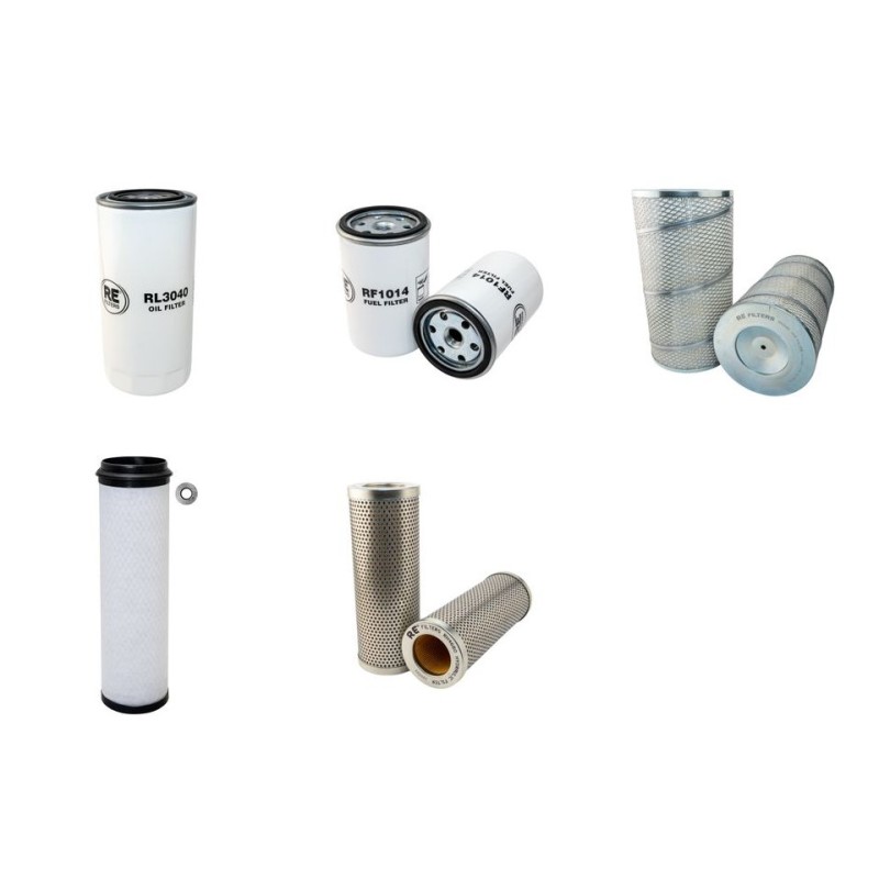 VIBROMAX W 1102D Filter Service Kit w/Deutz F6L912 Eng.