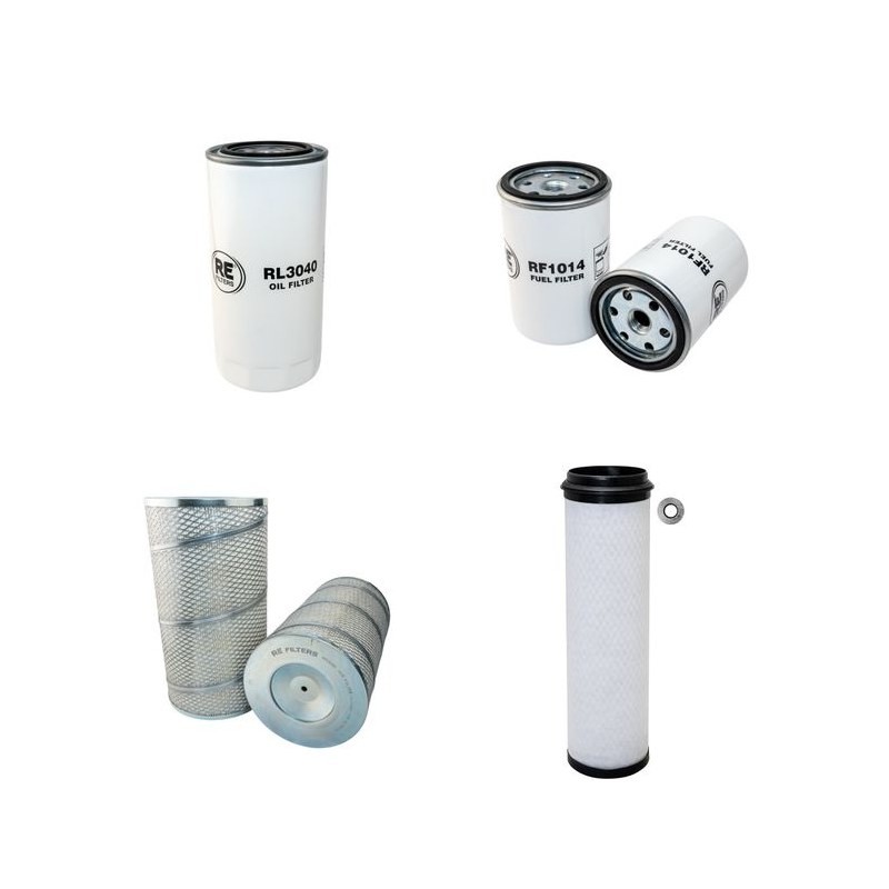 VIBROMAX W 1102D Filter Service Kit w/Deutz F6L912 Eng. Air, Oil, Fuel Filters