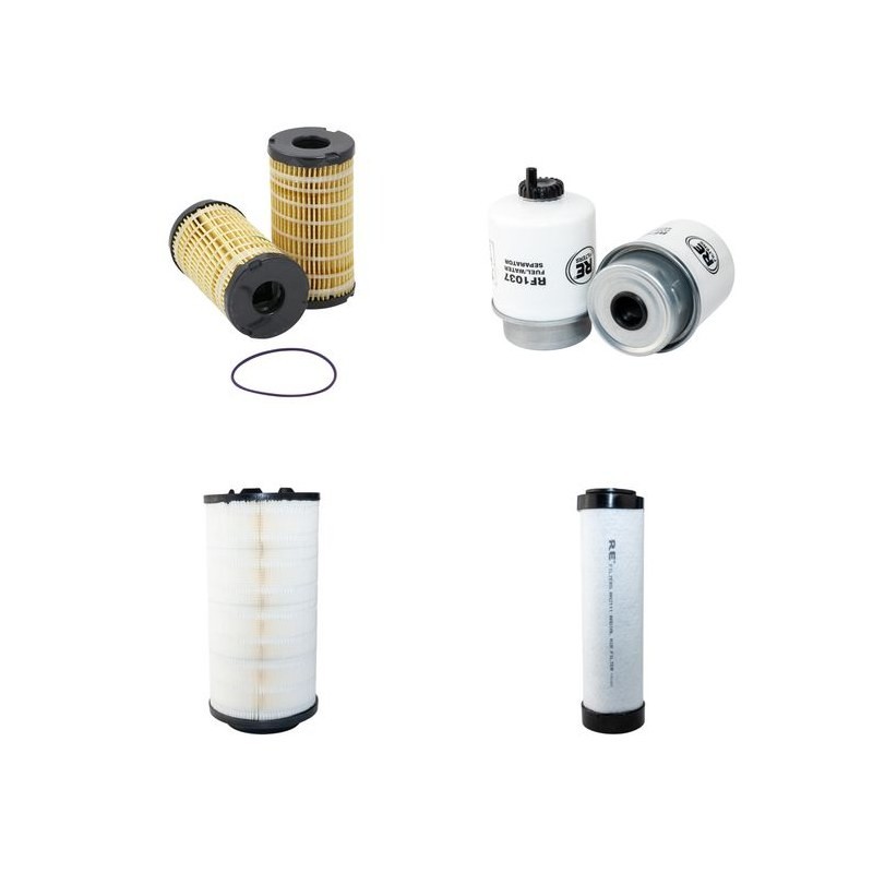VOGELE SUPER 1600-1 (EP/MMI) Filter Service Kit Air Oil Fuel Filters w/Perkins 1104C-44TA Eng.