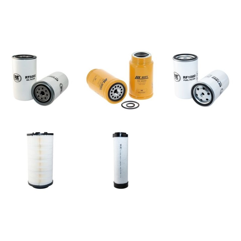 VOGELE SUPER 1600-2 Filter Service Kit Air Oil Fuel Filters w/Perkins Eng.