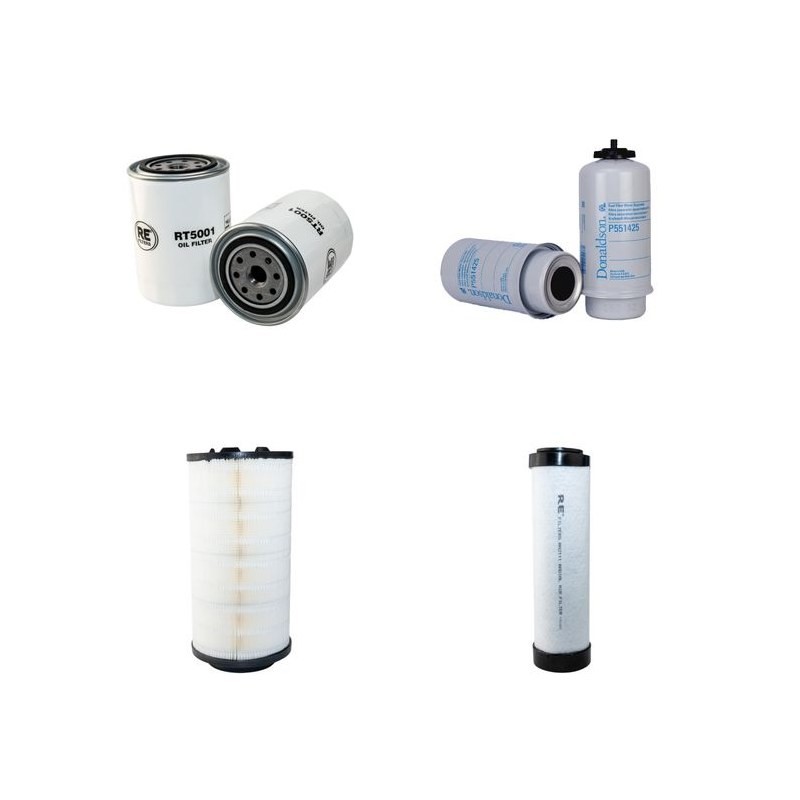 VOGELE SUPER 1800-1 (EP/MMI) Filter Service Kit Air Oil Fuel Filters w/Perkins 1106C-E60TA Eng.
