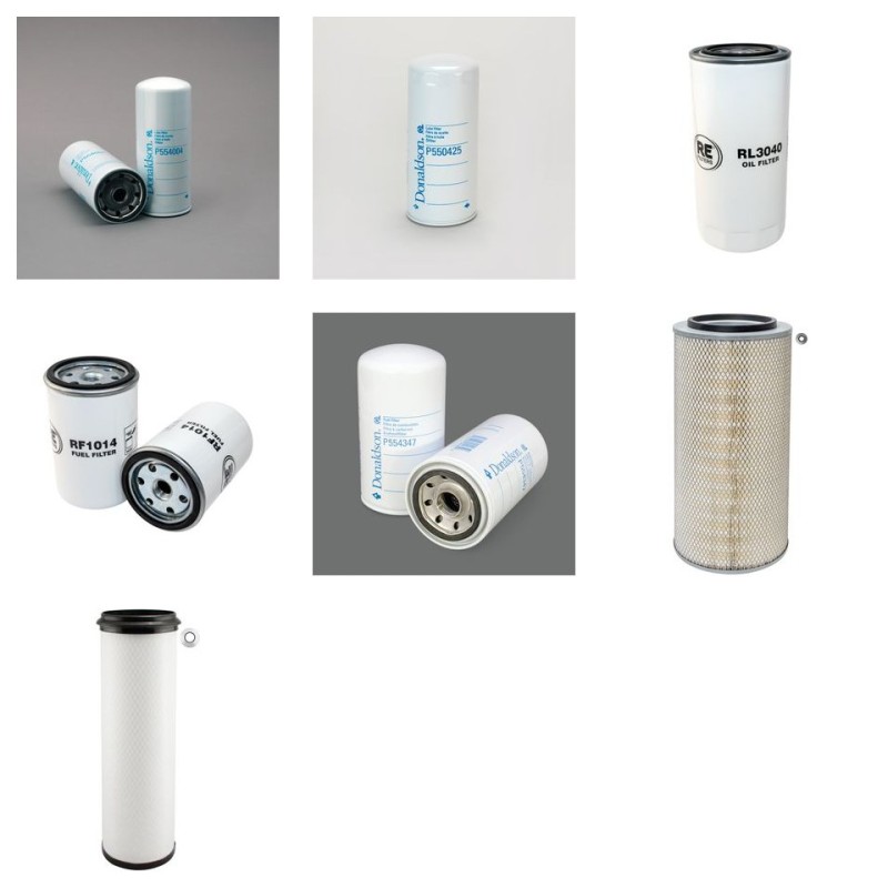 VOLVO A 20C Filter Service Kit Air Oil Fuel Filters w/VOLVO TD 73KFE/6T Eng.