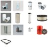 Filter Kit for Volvo A 25C Filter Service Kit with Volvo TD 73KCE/KCH engine