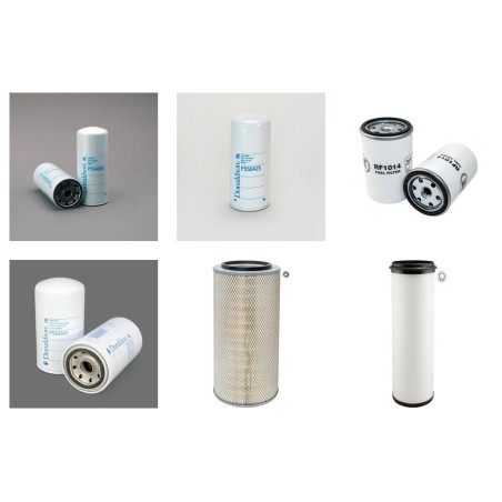 Filter Kit for Volvo A 25C Filter Service Kit Air Oil Fuel Filters with Volvo TD 73KCE/KCH engine