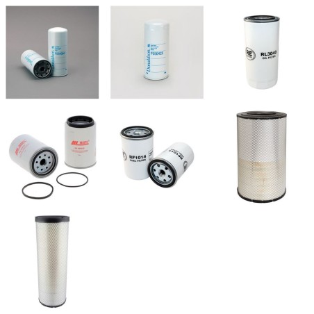 Filter Kit for Volvo A 30C Filter Service Kit Air Oil Fuel Filters with Volvo TD103KBE/6T engine