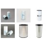 Filter Kit for Volvo A 40D Filter Service Kit  Serial No  12001-