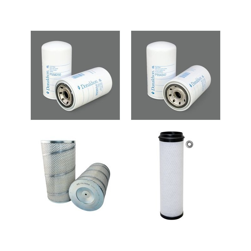 VOLVO DR 860T/ TL Filter Service Kit Air Oil Fuel Filters w/VOLVO TD50B Eng. SN  Fuel Filter -spinon