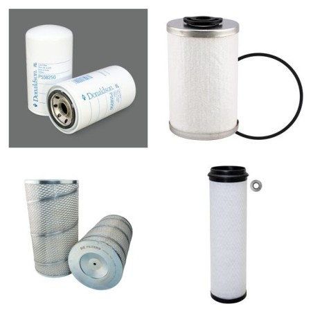 Filter Kit for Volvo DR 860T/ TL Filter Service Kit Air Oil Fuel Filters with Volvo TD50B engine Serial No Fuel Filter -Element