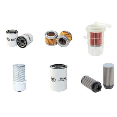 Volvo EC14 Filter Service Kit Air, Oil, Fuel Filters