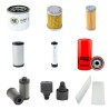 Filter Kit for Volvo EC 18 C Filter Service Kit with Volvo D1.1DCAE4 engine Serial No -2960