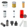 Filter Kit for Volvo EC 18 C Filter Service Kit with Volvo D1.1DCAE4 engine Serial No 2961-