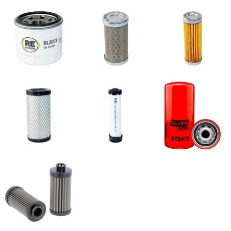 Filter Kit for Volvo EC 18 D Filter Service Kit with Volvo D0.9-EF08 engine  YR 2015